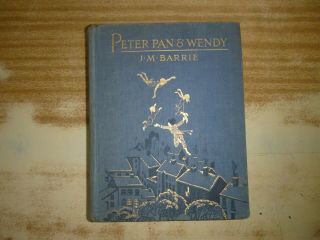 Peter Pan And Wendy 1931 Vintage Book Illustrated By Gwynned M.  Hudson