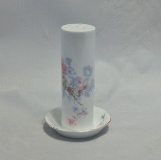 Royal Austria O & Eg Porcelain Floral Hatpin Holder