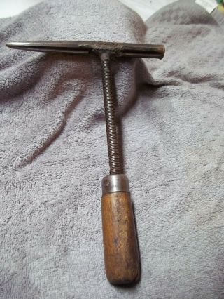 Vintage Older Welding / Chipping Hammer Wood Handle