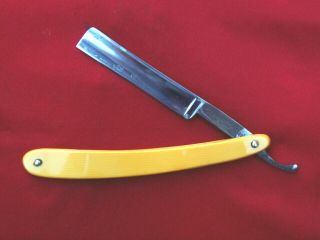 Shave Ready Wester Bros.  Straight Razor Anchor Brand,  Made In Germany Blued Tang