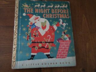 The Night Before Christmas,  A Little Golden Book,  1949 (vintage Children 
