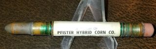 Vintage 1920s Pfister Hybrid Corn Co.  Bullet Pencil 2
