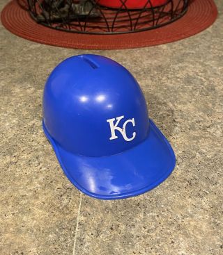 Vintage 1973 Kansas City Royals Mini Baseball Bank Helmet