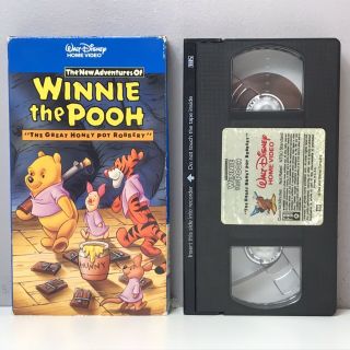 Adventures Of Winnie The Pooh Great Honey Pot Robbery Vhs Video Tape 903 Vtg