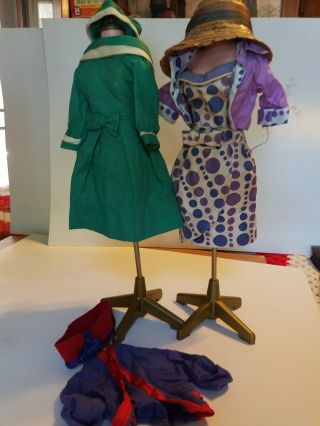 A Vintage Candy Fashion Doll Clothing 3 Outfits & 2 Mannequins