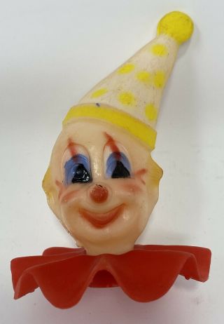 6 Vintage Wilton Clown Cake Cupcake Toppers Decorations,  Birthday Circus,  picks 2