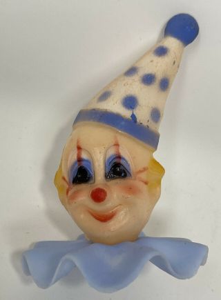 6 Vintage Wilton Clown Cake Cupcake Toppers Decorations,  Birthday Circus,  picks 3
