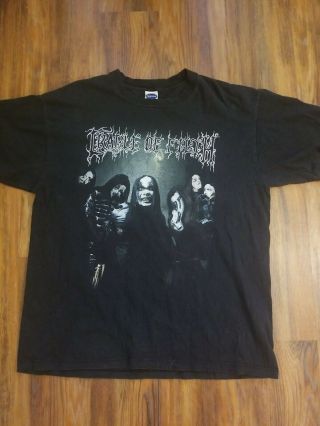 Vintage Cradle Of Filth T Shirt 2000.  Midian Album.  Xl