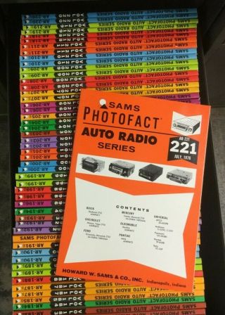Vintage Howard W.  Sams & Co.  Sams Photofact Auto Radio Series Book Ar - 224