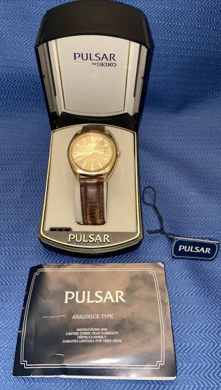 Vintage Men’s Seiko 17 J Jewel Automatic Watch Bronze Runs Date Japan 6118 - 8019
