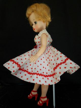 Madame Alexander Cissette Dress with Red Polka Dots,  Rick Rack & Lace No Doll 2