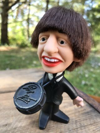 Ringo Starr The Beatles 1964 Tm Figure Vintage Drum Rare Doll Nems Seltaeb