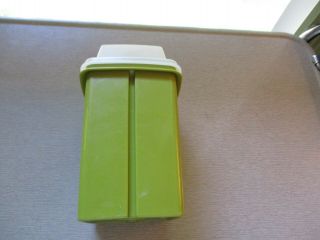 Vintage Tupperware Green 1qt 3 Piece Pick - A - Deli Container 1303