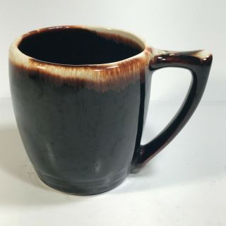 One (1) Vintage Pfaltzgraff Brown Drip Coffee Mug Cup 3 5/8 " Tall 3 1/4 " Dia