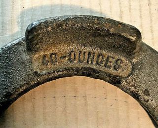 Vintage Pitching Horseshoes 1 Unknown Rare Hookless 1s.