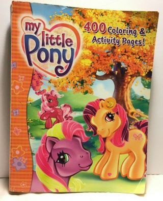 Vintage My Little Pony Coloring & Activity (2005,  Paperback) Fun For All Ages