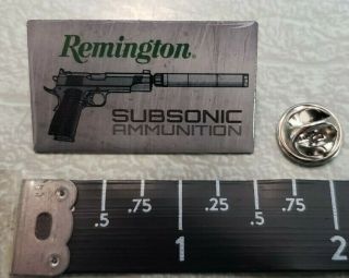 Remington Subsonic Ammunition Lapel Hat Pin Shot Show 2019