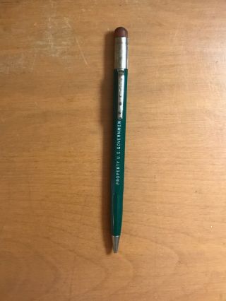 Vintage Scripto Green Property U.  S.  Government Mechnical Pencil