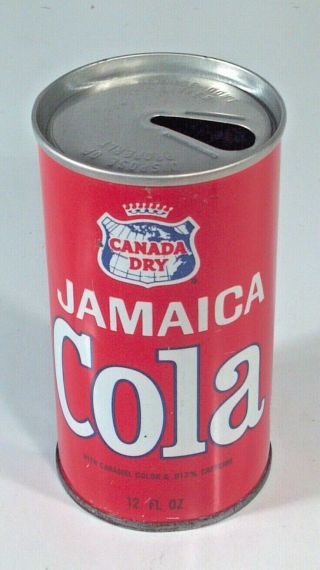 Vintage Jamaica Cola Soda Pop Can 12oz Straight Steel Canada Dry Philadelphia Pa