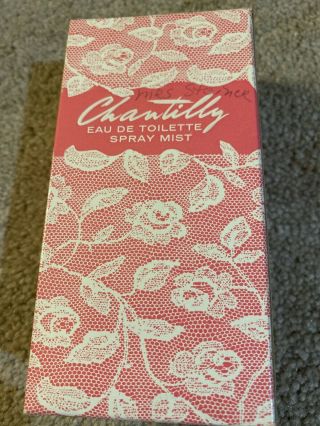 Vintage Pink Chantilly Eau De Toilette Houbigant 1.  5 Oz Spray Mist 70 Full