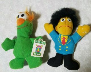 Vintage 1999 Kelloggs Mini Beans Sesame Street Muppets Gary Smiley & Honker