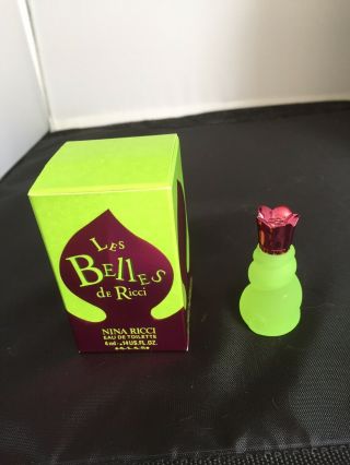 Miniature Nina Ricci Les Belles De Ricci Verte Edt 4 Ml,  Boite Attention Un Plis