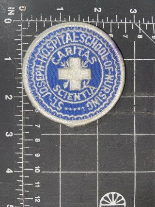 Vintage St.  Joseph Hospital School Of Nursing Patch Nurse Student Lancaster Pa