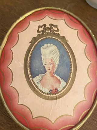 Madame Du Barry Vintage Face Powder Box Richard Hudnut