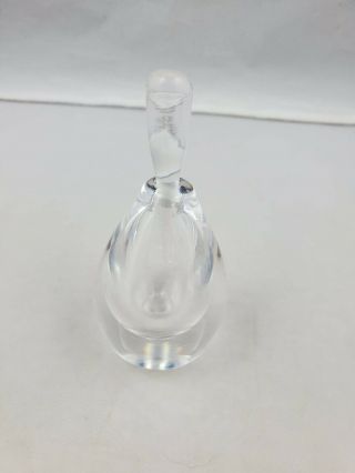 Vintage Kosta Boda Clear Crystal Perfume Bottle with Dauber Stopper LH1856 3