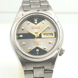 Vintage Womens Citizen 6650a Day Date 26mm Automatic 21 - Jewels Wrist Watch A9121