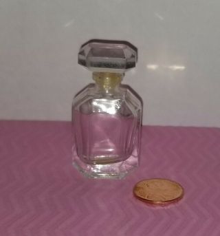 Forever Krystle Vintage Perfum 1/8 Oz Glass Bottle & Stopper Carrington Empty