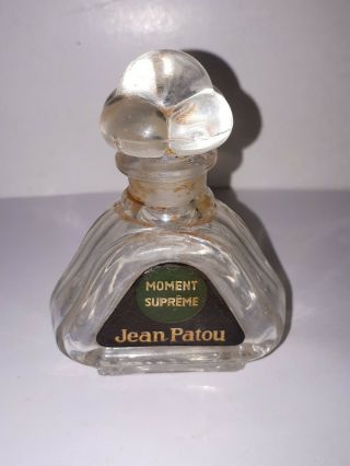 Vintage Jean Patou Moment Supreme Perfume Bottle