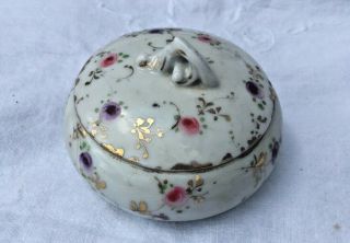 Small Vintage Porcelain Trinket Box