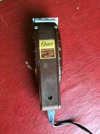 Vintage Oster Model 6560 Series A Hair Clipper Bakelite
