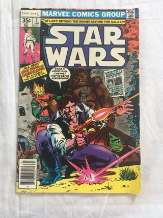 Vintage Star Wars Marvel Comic Book Collectors Vol 1 No 7 January 1978