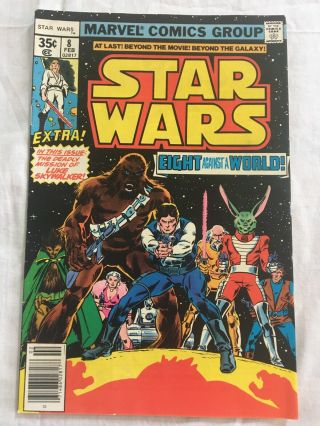 Vintage Star Wars Marvel Comic Book Collectors Vol 1 No 8 February 1978