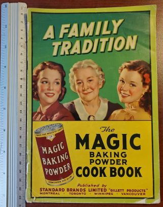 Vintage - The Magic Baking Powder Cook Book A Family Tradition - 1935