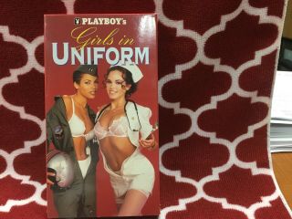 Vintage 1997 Playboy Girls In Uniform Vhs Tape
