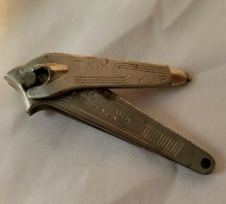 Vintage Rare Twix Klip Nail Clippers Pat.  Pending Made In U.  S.  A.