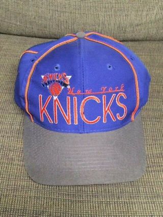 Vintage The Game Nba York Knicks Hat/cap Numbered 134/2000