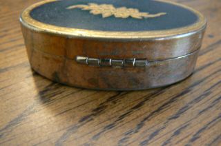 Vintage Max Factor Lipstick Case Holder Made In England Gold Tone Compact 3