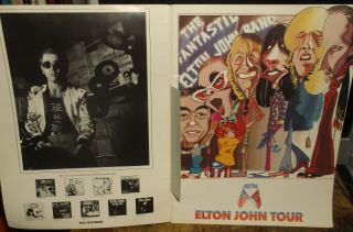 Vintage 1974 Elton John Tour Program 2