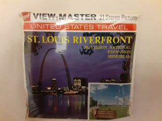 Vintage Gaf View - Master St.  Louis Riverfront (old Stock - Factory)