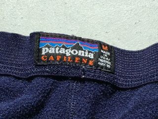 Patagonia Vintage Capilene Men’s Expedition Underwear Medium Blue