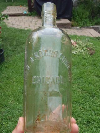 Theo A Kochs Company Chicago Barber Shop Bottle Vintage Bottle
