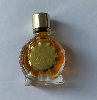 1930’s Vintage Mini Perfume Larine Bonnet Full Deco Bottle Made In France