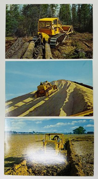3 Vintage Caterpillar D7 Tractor Post Cards – Advertising