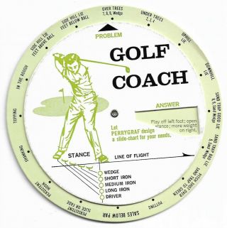 Vintage " Golf Coach " Produced In 1967 By Perry Graf