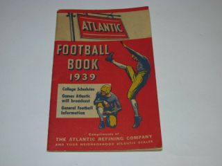 Vintage 1939 Football Book,  The Atlantic Refining Company,  Has Been Scored In,