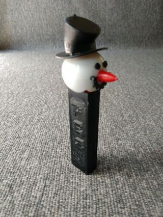 Vintage Pez Dispenser Snowman With No Feet Style